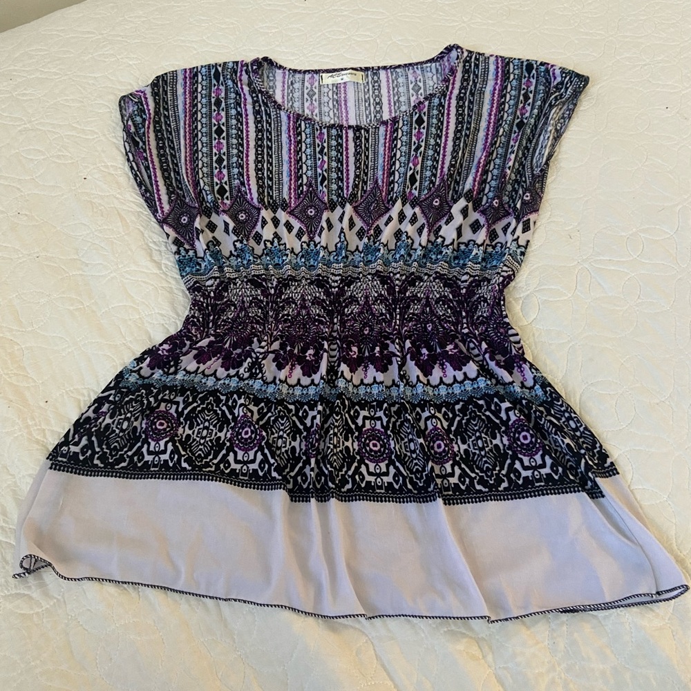 Bohemian print top